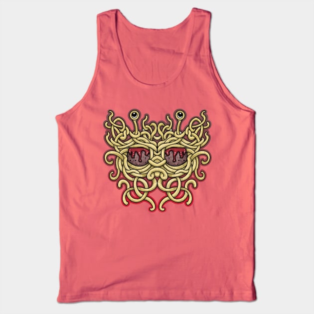 The flying spaghetti monster, pastafarian merch, R amen. Tank Top by weilertsen